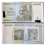 82 064 Zimbabue 10 Trilhões De Dollars 2008 F E