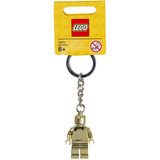 850807 Lego Chaveiro Minifigura Monocromática Dourada