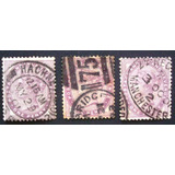 8590 Inglaterra - Selo Yvert N 73 Com 3 Carimbos Diferentes