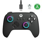 8Bitdo Ultimate C Wired Controller For Xbox With Hall Effect Joysticks And Triggers RGB Lighting Fire Ring Compatible With Xbox Series X S Xbox One Windows 10 11 Officially Licensed Dark Gray 