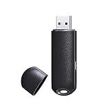 8GB Mini Gravador Ativado Por Voz USB 2-0 Flash Drive Capacidade De Gravação De 96 Horas Criptografia De Arquivo Um Toque Gravação De Voz Stick Gravador De Som Para Reunião De Trabalho Palestra Aula