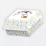 8un Caixa Embalagem Aniversário Bentô Cake Flork Rep Bardei
