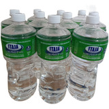 8unid Álcool Líquido 70 1 Litro Antisséptico Itajá Limpeza