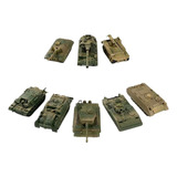 8x 1 72 Tanque Modelo De Brinquedo Modelo Tanque Miniatura