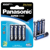 8x Pilha Aaa Panasonic Super Hyper