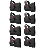 8x Canhão Refletor Tx Pimbim Par36 Preto Globo Espelhado