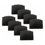 8x Pe P Escada Ponteira Sapata Borracha 20x40mm Resistente