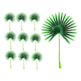 9 Folhas Palmeira Artificial Verdes Areca