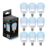 9 Lâmpada Super Bulbo 40w Econômica 6500k E27 Volter Bivolt