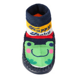 9 Pares De Sapato De Meia Para Bebê Com Sola Antiderrapante