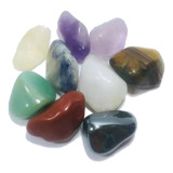 9 Pedras Roladas Semi Preciosas - Ametista, Hematita Coleção