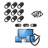 9 Unid Protecao Webcam Tampa Notebook Privacidade Seguro