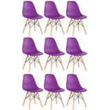 9 Cadeiras Eames Wood Dsw Eiffel
