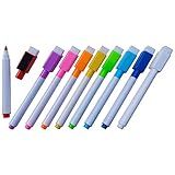 9 Canetas Giz Líquido Colorida Para Quadro Preto Com Apagador E Imã Cor Colorido