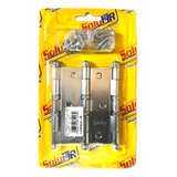 9 Kits Dobradiça Porta Madeira C anel 3 5 Kit Completo C 3