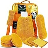 9 Peças Kit Limpeza Automotiva Kit Lavagem Automotiva Limpeza Automotiva Esfregão Para Lavagem De Carro Kit Lavar Carro Luva De Microfibra Lavagem Automotiva Luva De Microfibra