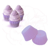 90 Forminhas Mini Cupcake Lisa Papel Forneavel Impermeavel