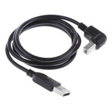 90 Graus Para Baixo Ângulo Usb2 0 Macho Para Usb Tipo B Cabo