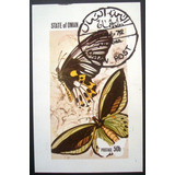 9181 Oman Fauna Borboletas Bloco Circ
