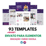 93 Templates Wordpress E Elementor Para