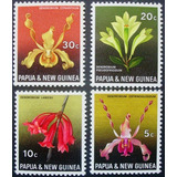 9362 Papua Nova Guiné Flores Série Completa Nova