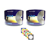 941b-941b 100 Cd r Virgem Multilaser 100 Envelope De Papel C Visor