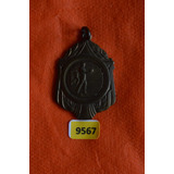 9567 Rara Medalha Esportiva Boliche Déc 60 Metal Dourado