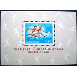 9570 Hungria Esportes Atletismo Bloco Yvert Nº 60 Nnn