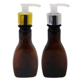 96 Frascos Plástico Âmbar 200ml Válvula Bico Pato L Mol
