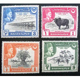 9762 Bahawalpur Série Completa Nova Fauna Yvert 18/21