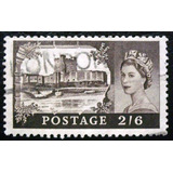 9864 Inglaterra Rainha Elizabeth Selo Yvert Nº 351 Circ