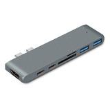 A Adaptador Hdmi 4k Hub Usb-c 3.1 Para Pro Air M1 2021