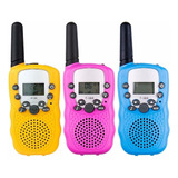 A Conjunto 2 Rádio Walkie Talkie Infantil Com Alcance De 8km