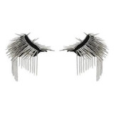A Dragona Dragona Com Borlas, Corrente Rebites Estilo Rock