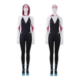 A Homem Aranha Gwen Stacy Roupa Ajustada Mono Traje Adulto
