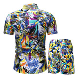A T-shirt De Praia De Manga Curta Com Estampas Para
