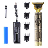 A T9 Usb Recarregável Profissional Cabelo Trimmer 0mm