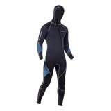 A-a Fato De Neoprene Masculino Com Capuz, Protetor Com Alta