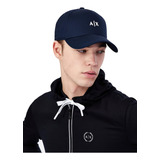 A|x Armani Exchange Chapéu De Beisebol Masculino, Azul Marin