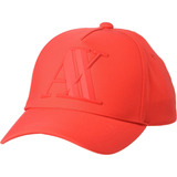 A|x Armani Exchange Chapéu De Beisebol Masculino, Vermelho,