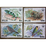 A2545 Fiji Pássaros Yvert Nº 389/92 Série Completa Nnn