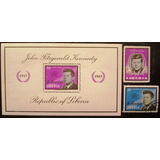 A3341 Libéria Kennedy Yvert Nº 392+a146+bl 29 Nnn/circ Compl