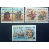 A3595 Nevis Cristovan Colombo Yvert Nº 381/6 Nnn Completa