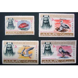 A3864 Ajman Fauna Yvert Nº 1/5 Serviço Nnn Completa