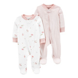 A406 Kit 2 Macacao Carters Menina Tamanho Prematuro