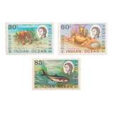 A4558 India Britânica Fauna Marinha Yvert Nº 36/8 Completa N