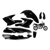 Aba Tanque Rabeta Completa Bananinha Paralam Fazer 250 Preto