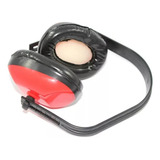 Abafador De Ruido Ouvido Protetor Auricular Tipo Concha Cor Laranja