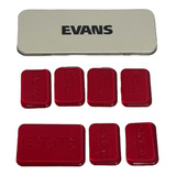 Abafador Peles Bateria Evans Eq Pods Moongel Muff