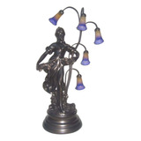 Abajur Amizade De Petit Bronze Com 5 Lirios Mur( Cod 103l5 )